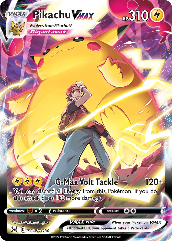 TG17 Pikachu VMAX – Lost Origin