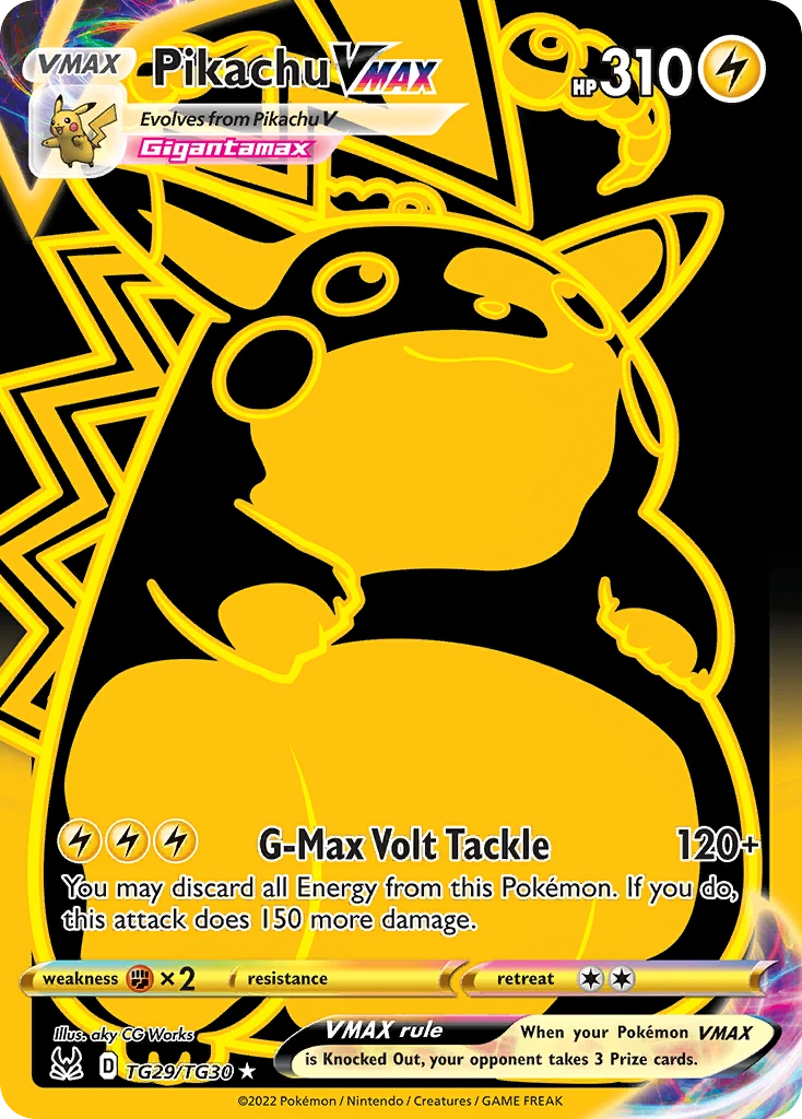 TG29 Pikachu VMAX – Lost Origin