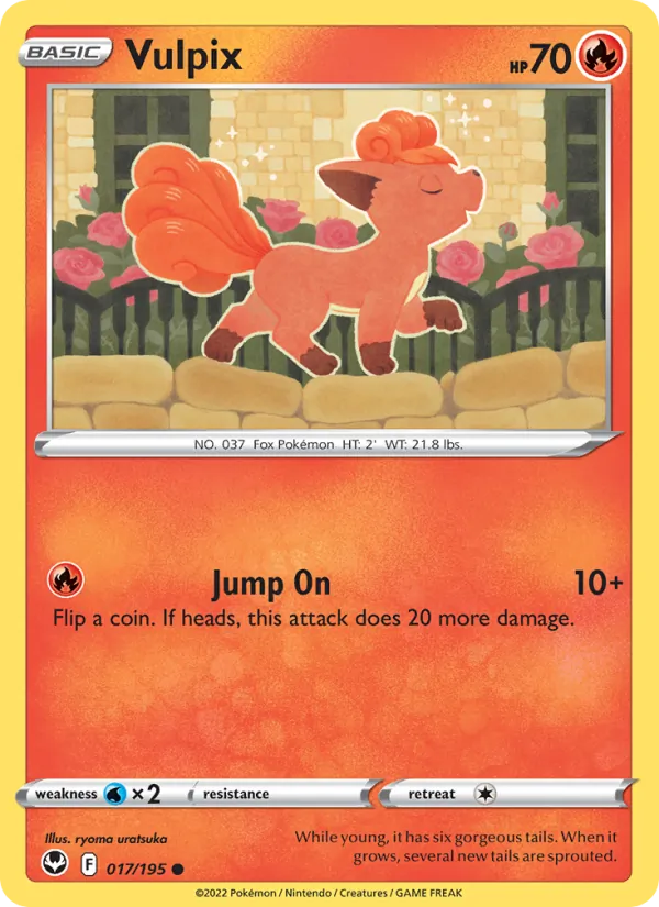 017 Vulpix – Silver Tempest