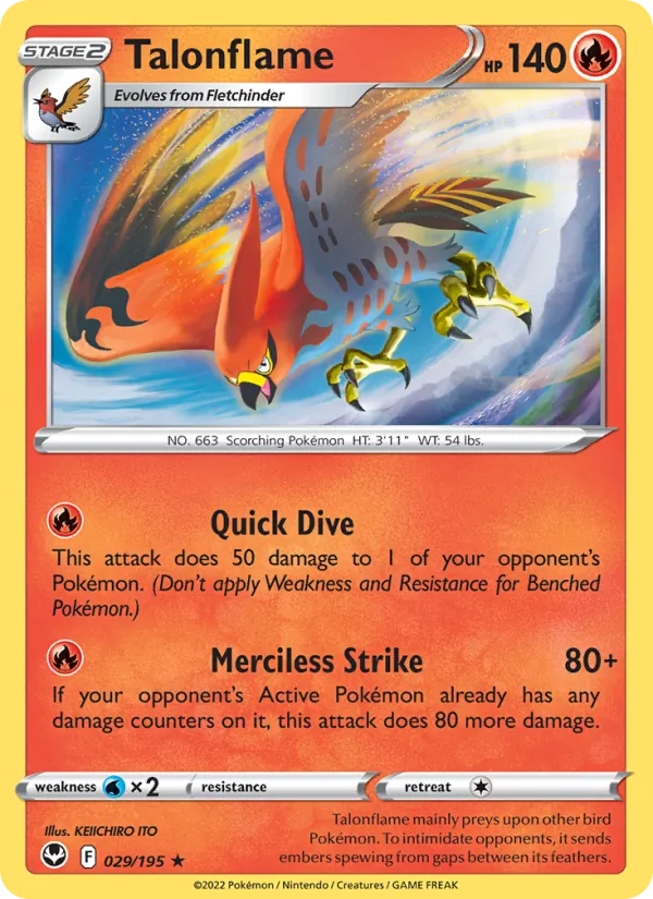029 Talonflame – Silver Tempest