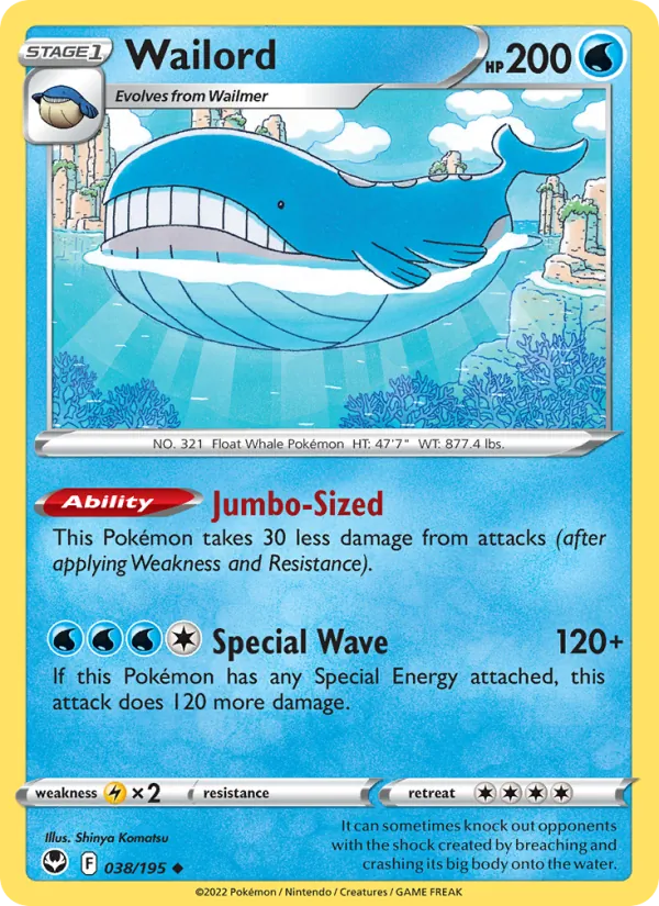 038 Wailord – Silver Tempest