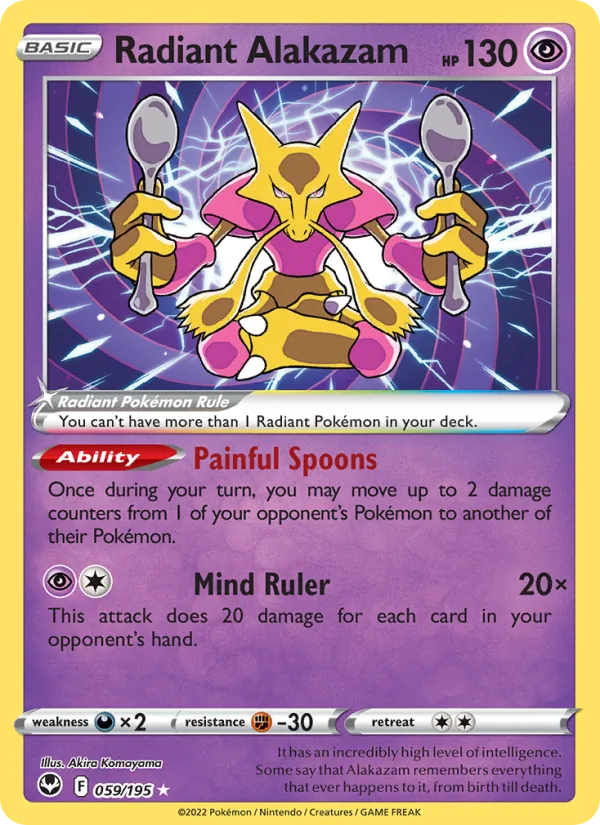 059 Radiant Alakazam – Silver Tempest