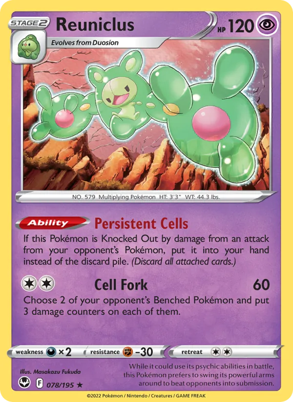 078 Reuniclus – Silver Tempest