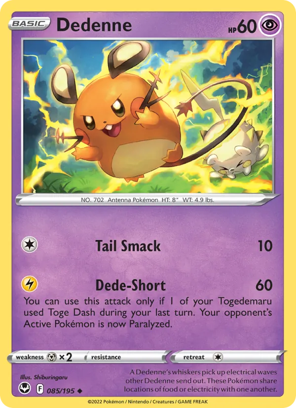 085 Dedenne – Silver Tempest