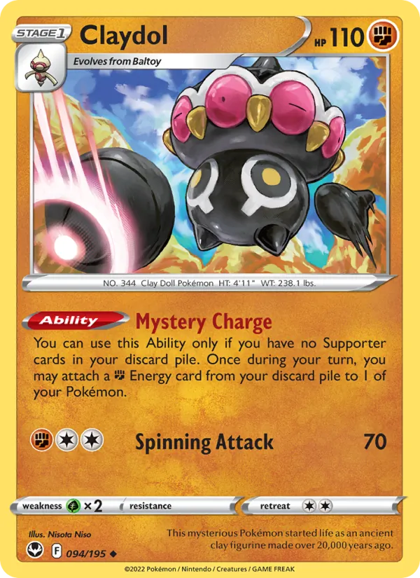 094 Claydol – Silver Tempest