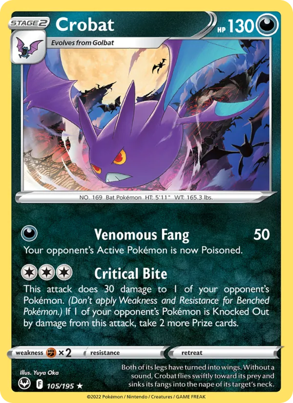105 Crobat – Silver Tempest