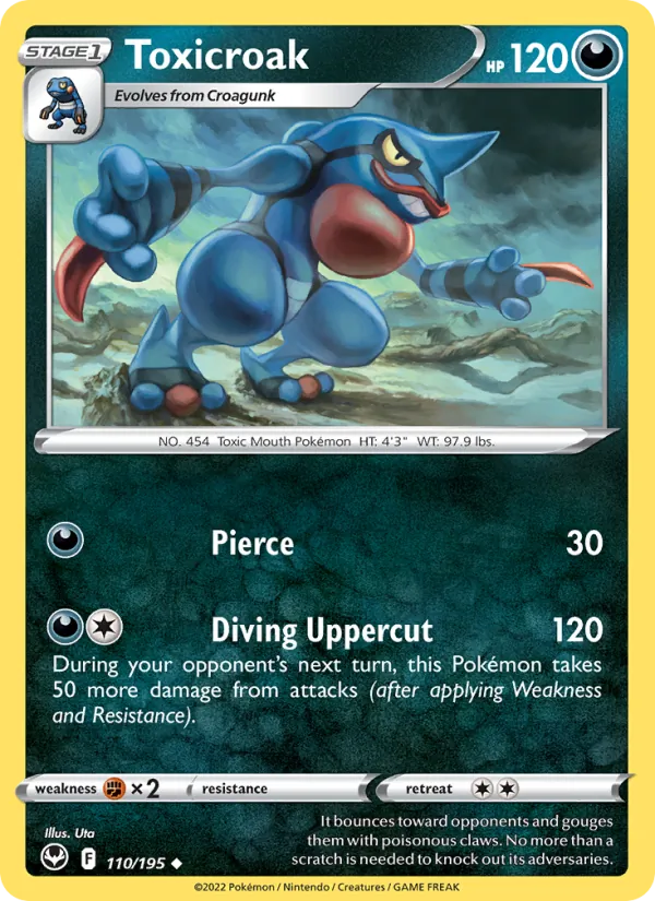 110 Toxicroak – Silver Tempest