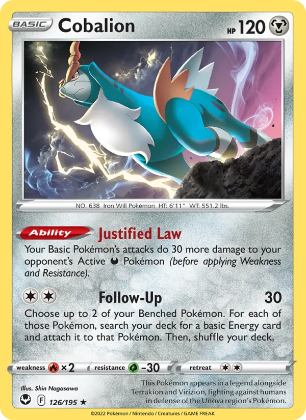 126 Cobalion – Silver Tempest