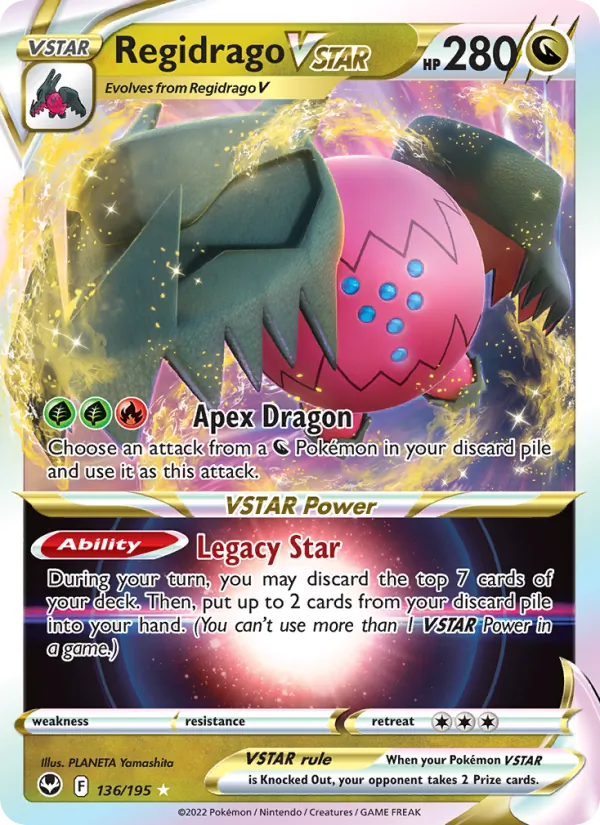 136 Regidrago VSTAR – Silver Tempest