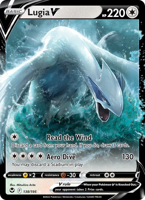 138 Lugia V – Silver Tempest