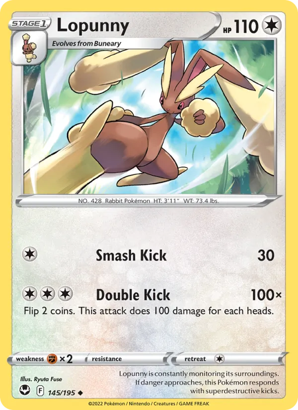 145 Lopunny – Silver Tempest