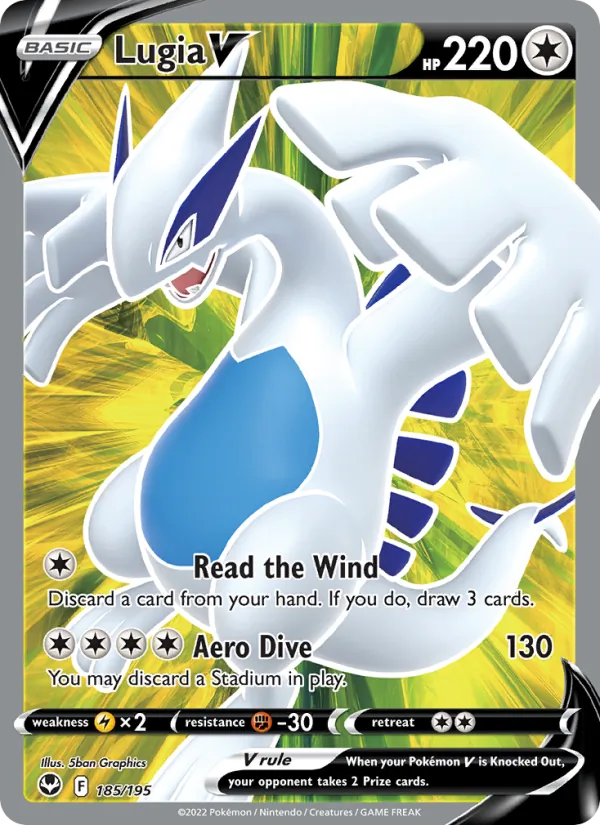 185 Lugia V – Silver Tempest