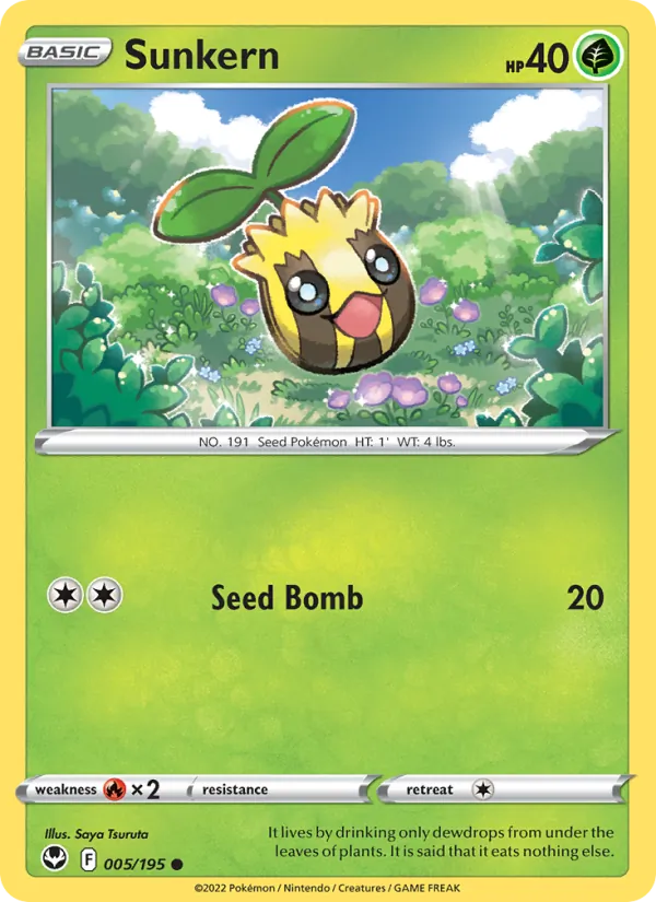 005-RH Sunkern – Silver Tempest