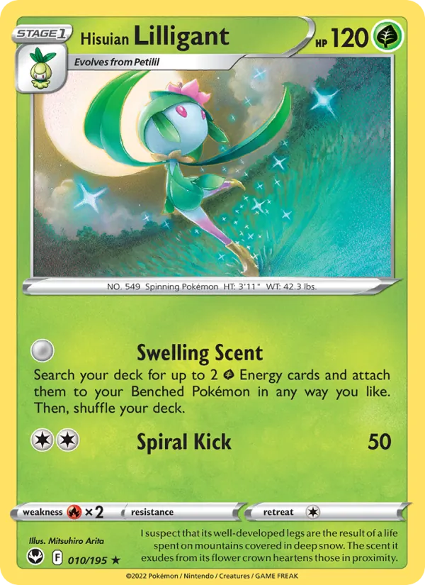 010-RH Hisuian Lilligant – Silver Tempest