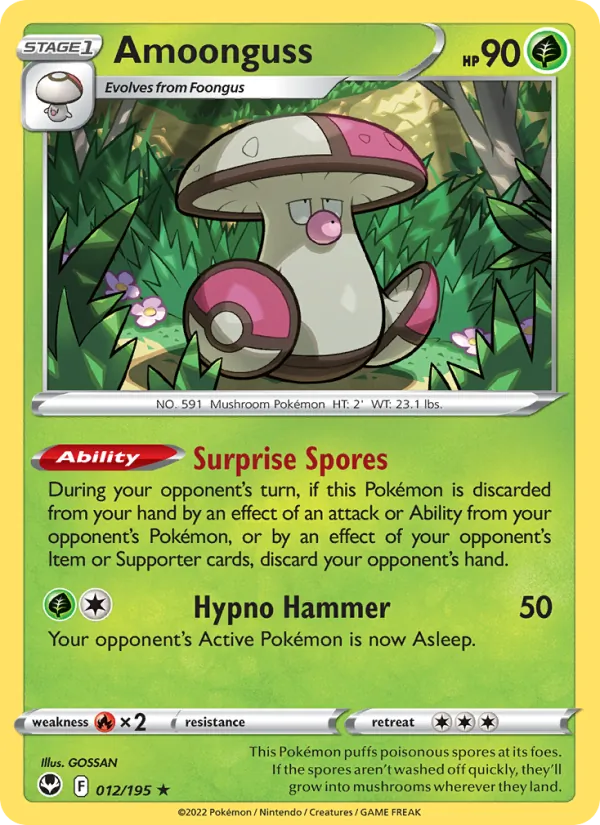 012-RH Amoonguss – Silver Tempest