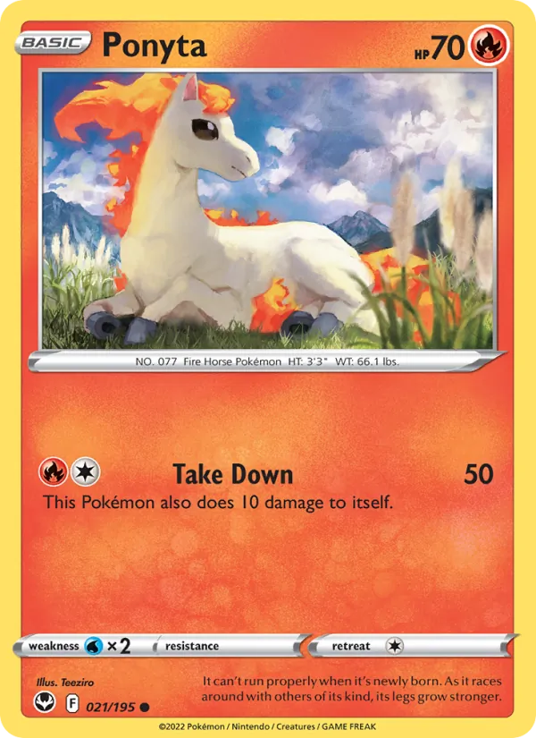 021-RH Ponyta – Silver Tempest