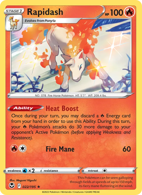 022-RH Rapidash – Silver Tempest