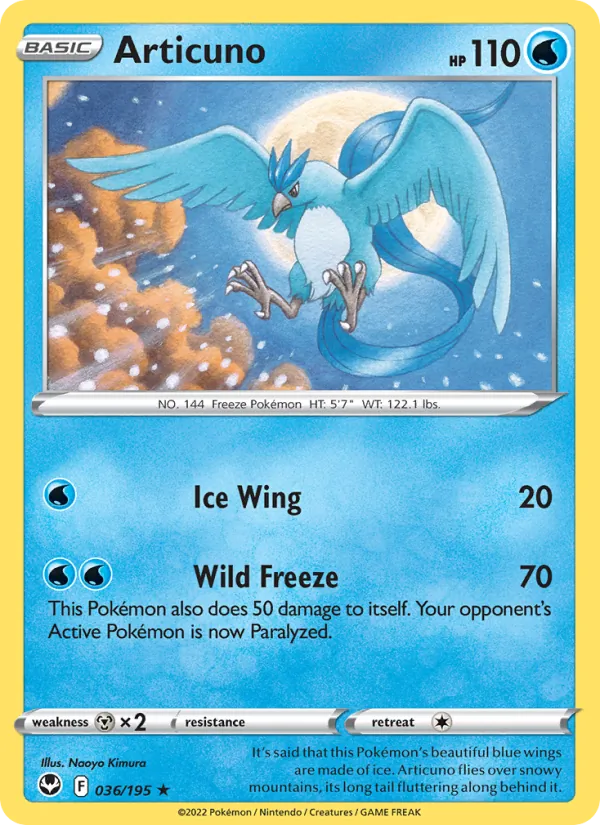 036-RH Articuno – Silver Tempest
