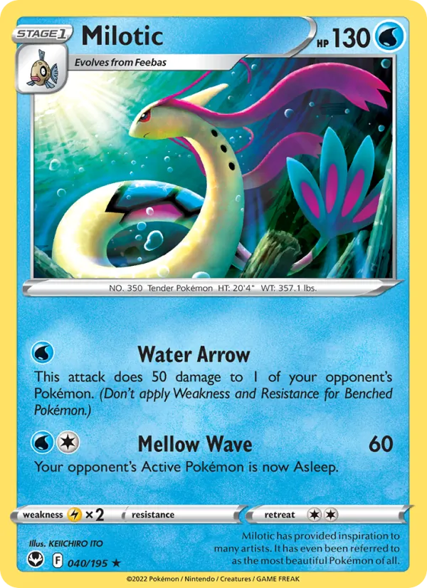 040-RH Milotic – Silver Tempest