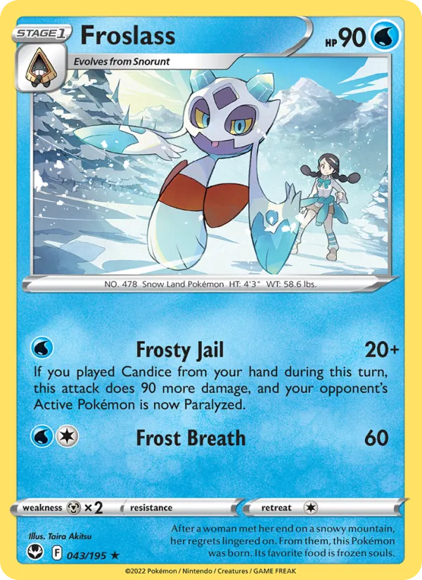 043-RH Froslass – Silver Tempest