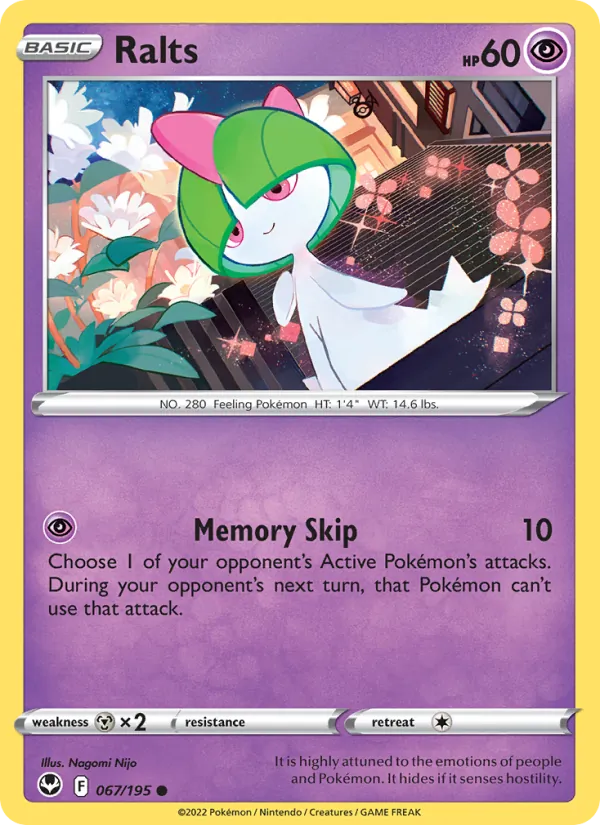 067-RH Ralts – Silver Tempest