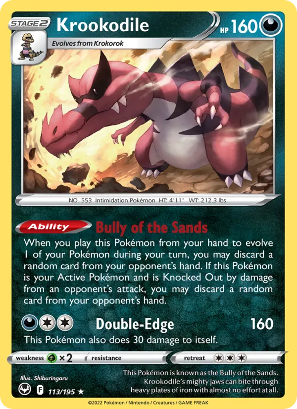 113-RH Krookodile – Silver Tempest