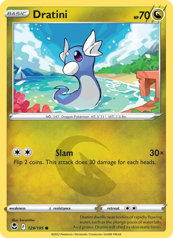 129-RH Dratini – Silver Tempest