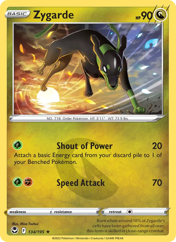 134-RH Zygarde – Silver Tempest
