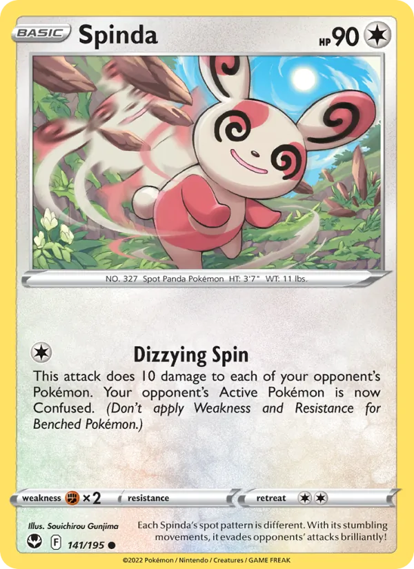 141-RH Spinda – Silver Tempest