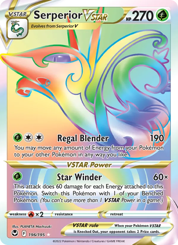 196 Serperior VSTAR – Silver Tempest