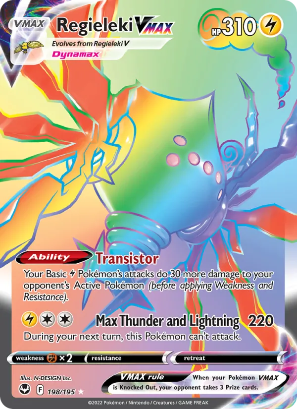 198 Regieleki VMAX – Silver Tempest