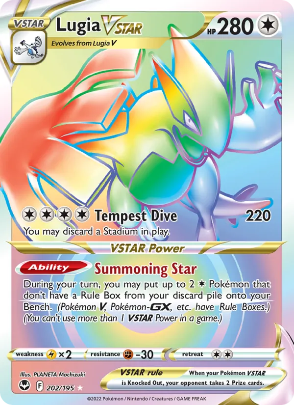 202 Lugia VSTAR – Silver Tempest