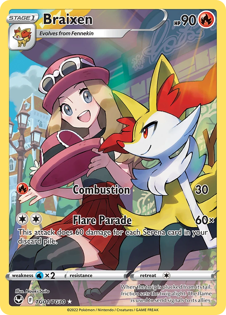 TG01 Braixen – Silver Tempest