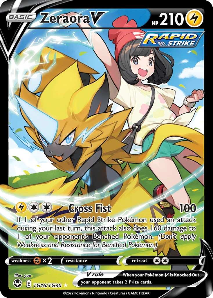 TG16 Zeraora V – Silver Tempest