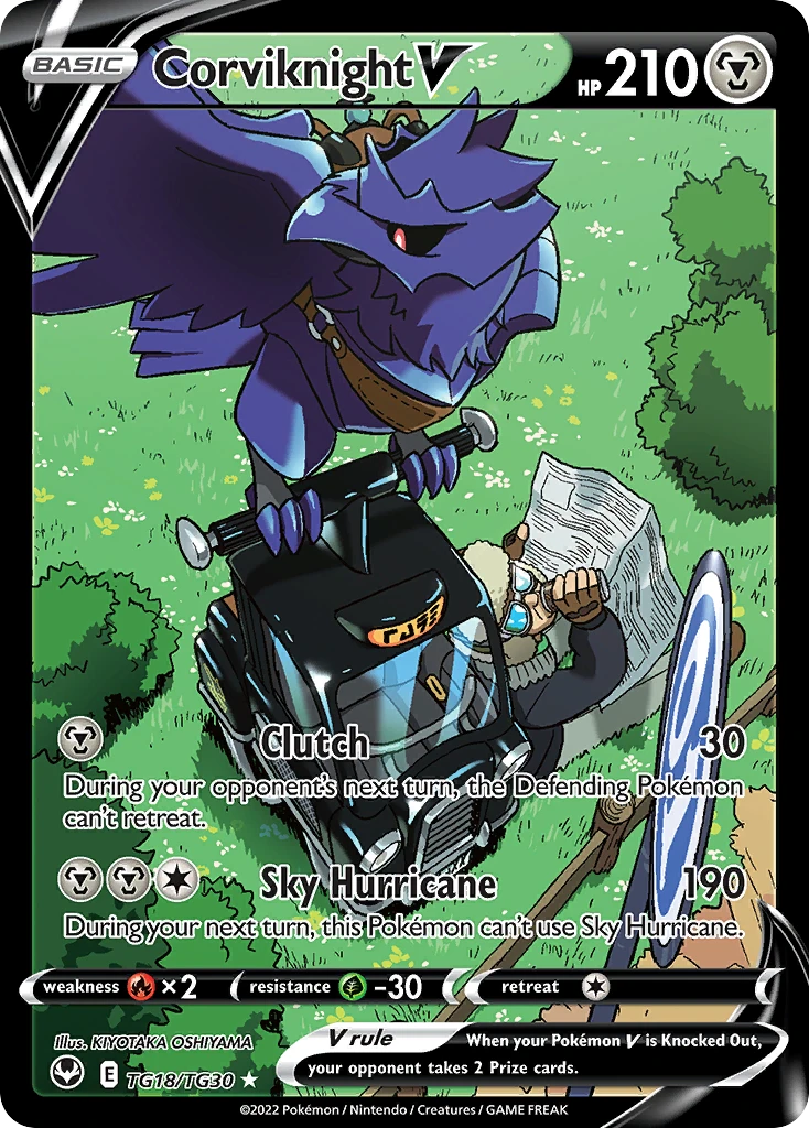 TG18 Corviknight V – Silver Tempest
