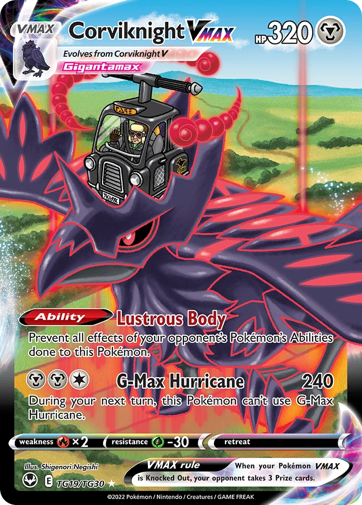 TG19 Corviknight VMAX – Silver Tempest
