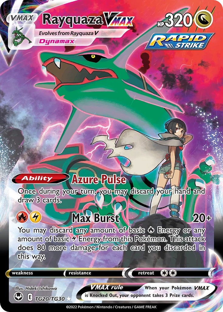 TG20 Rayquaza VMAX – Silver Tempest