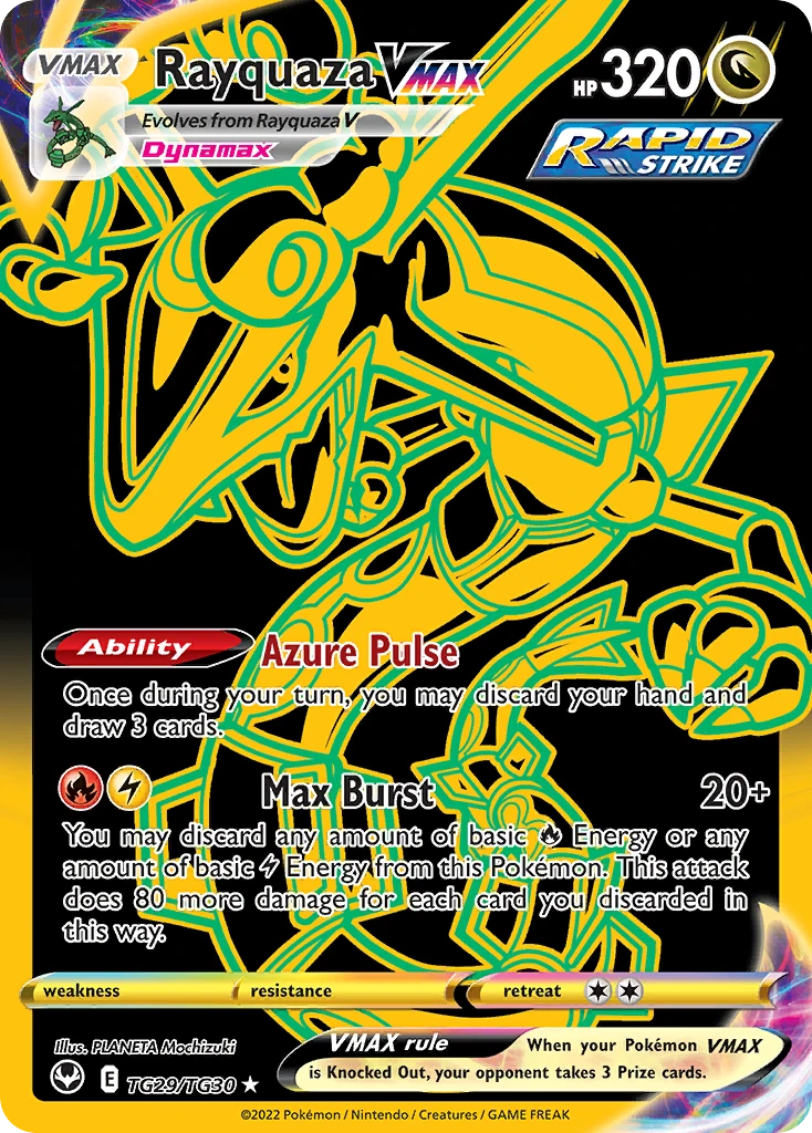 TG29 Rayquaza VMAX – Silver Tempest