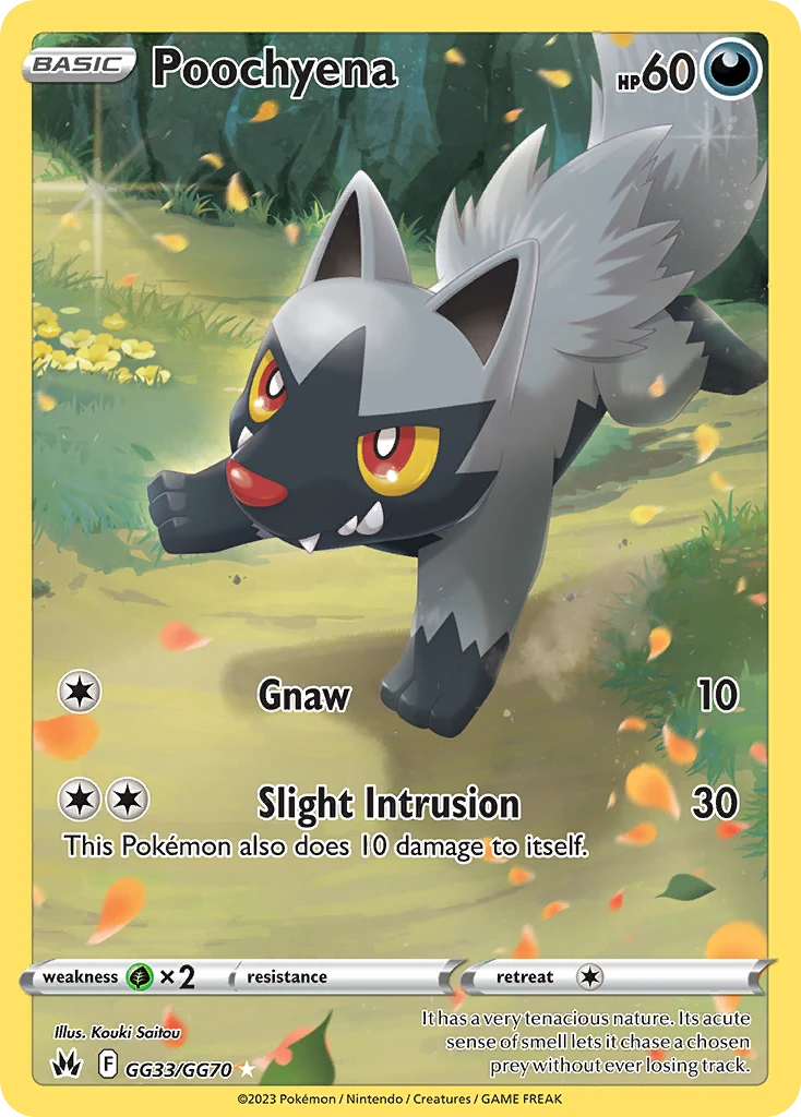 GG33 Poochyena – Crown Zenith