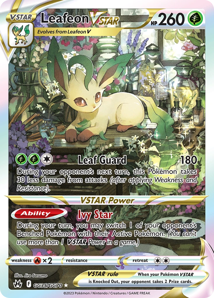 GG35 Leafeon VSTAR – Crown Zenith