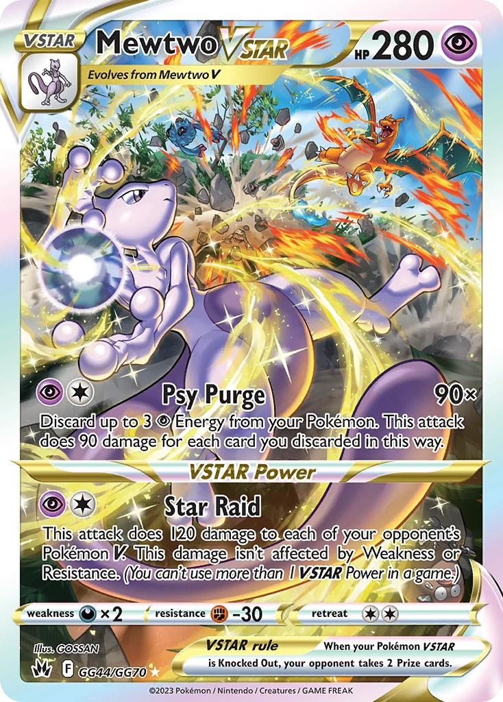 GG44 Mewtwo VSTAR – Crown Zenith