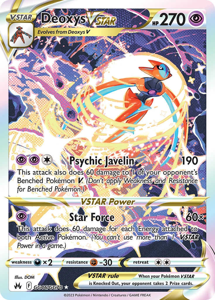 GG46 Deoxys VSTAR – Crown Zenith