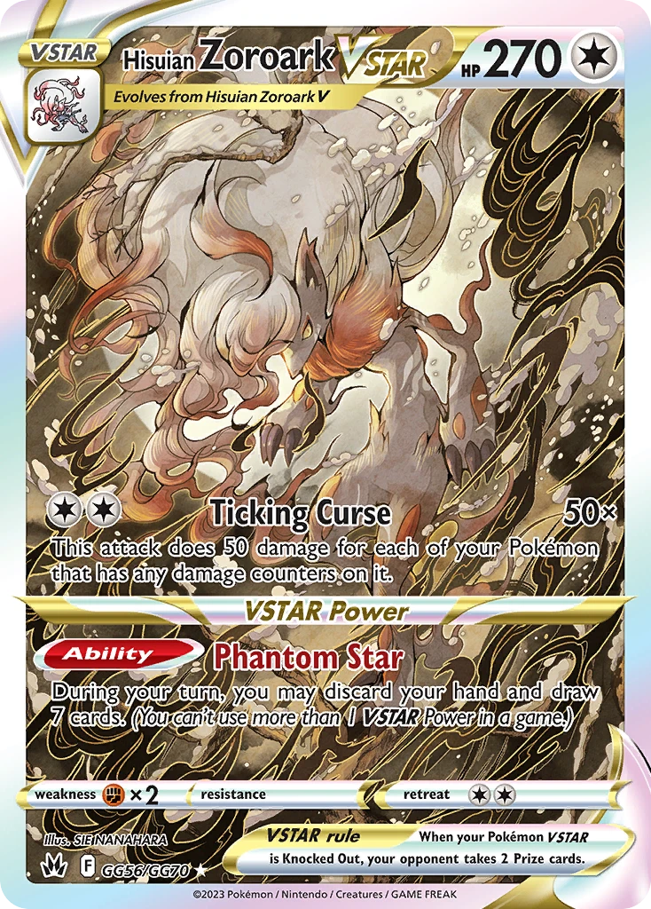 GG56 Hisuian Zoroark VSTAR – Crown Zenith