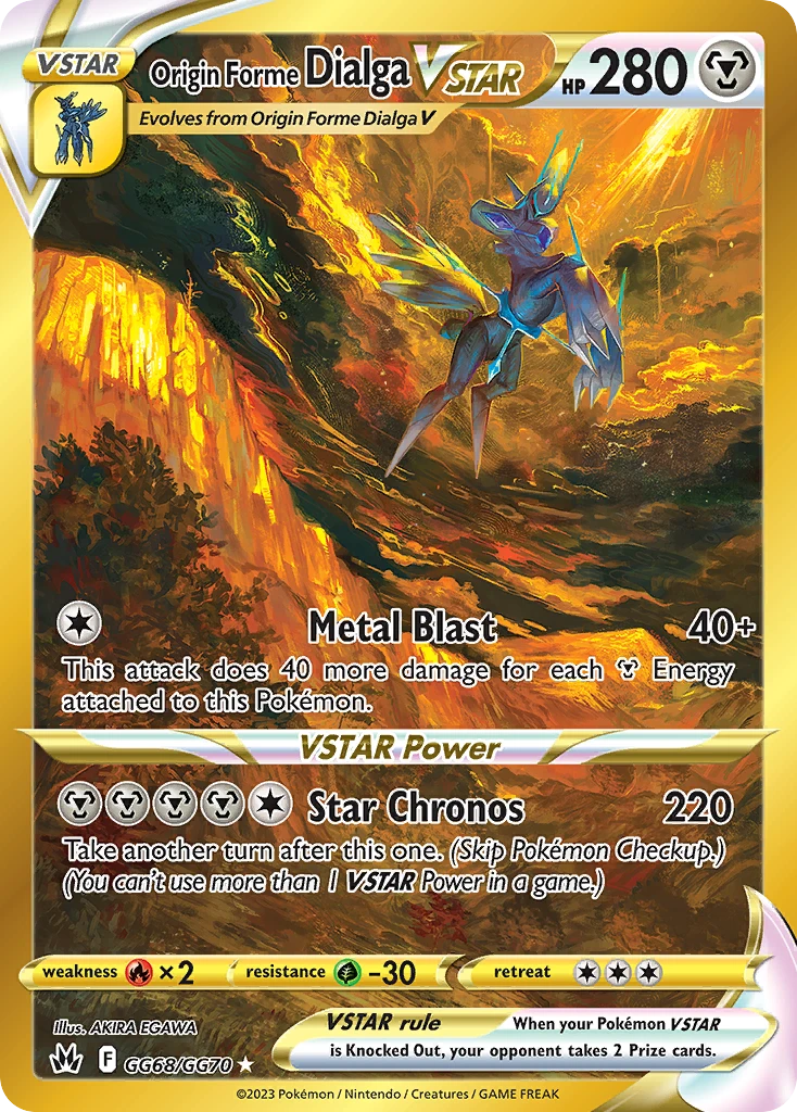 GG68 Origin Forme Dialga VSTAR – Crown Zenith