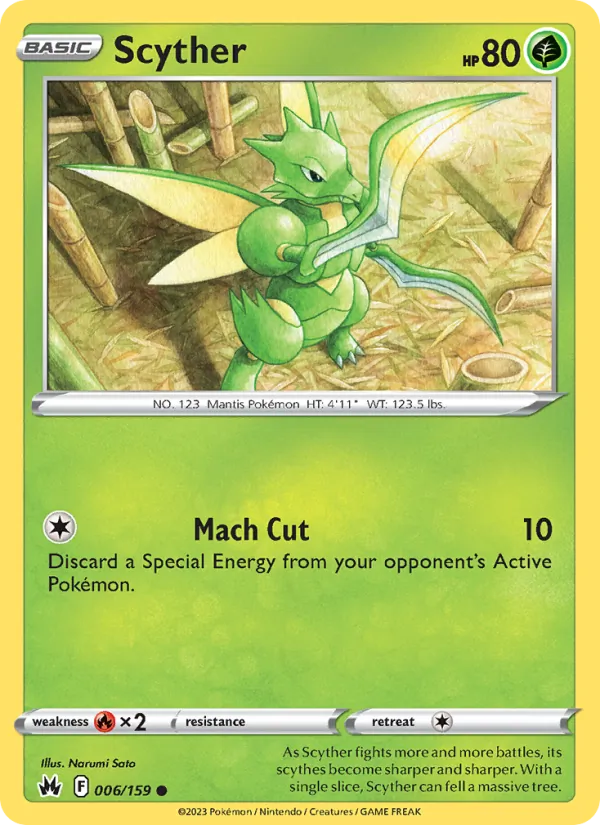 006 Scyther – Crown Zenith