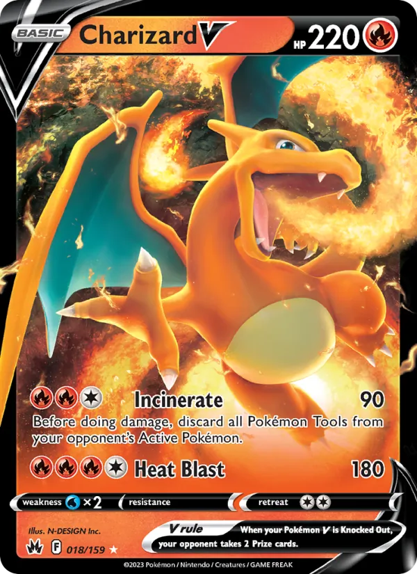 018 Charizard V – Crown Zenith