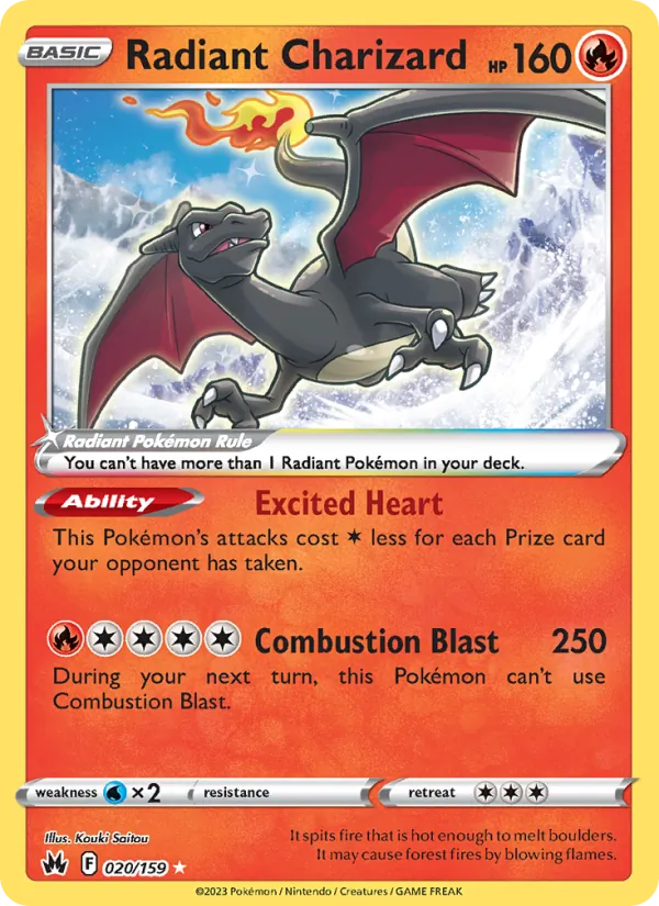 020 Radiant Charizard – Crown Zenith