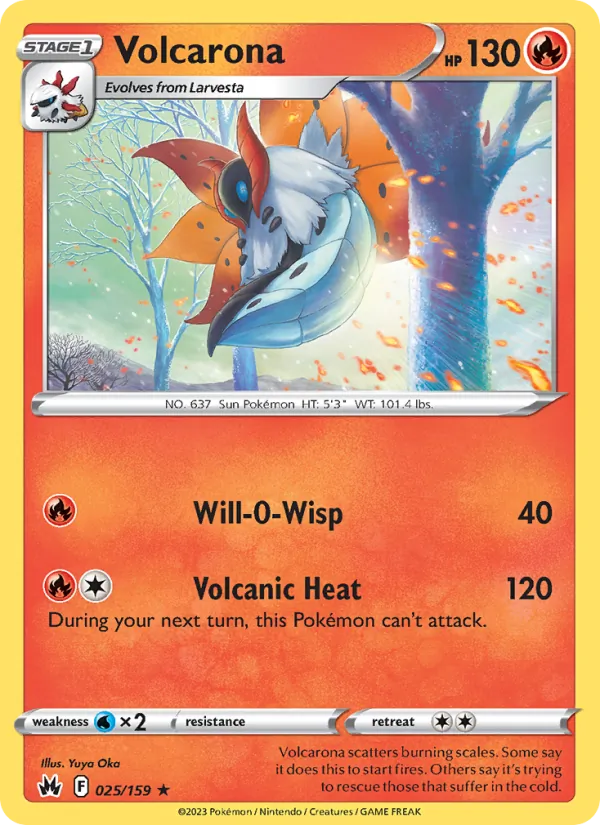 025 Volcarona – Crown Zenith