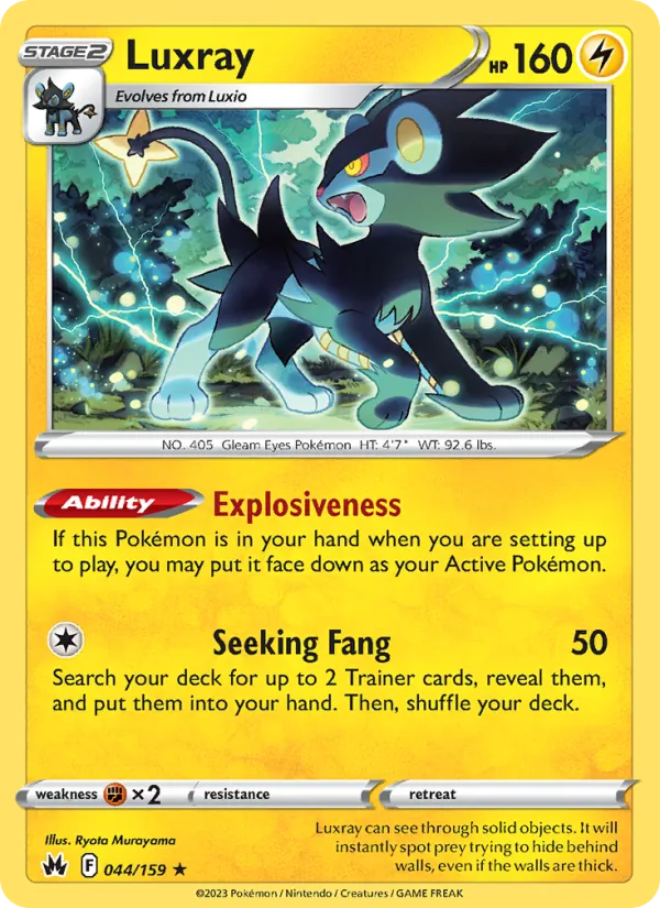 044 Luxray – Crown Zenith