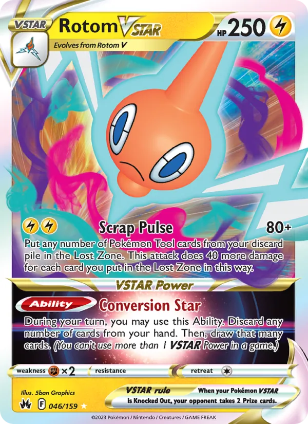 046 Rotom VSTAR – Crown Zenith